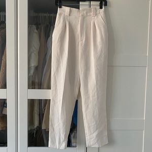 Ba&sh Off White Lightweight Trousers